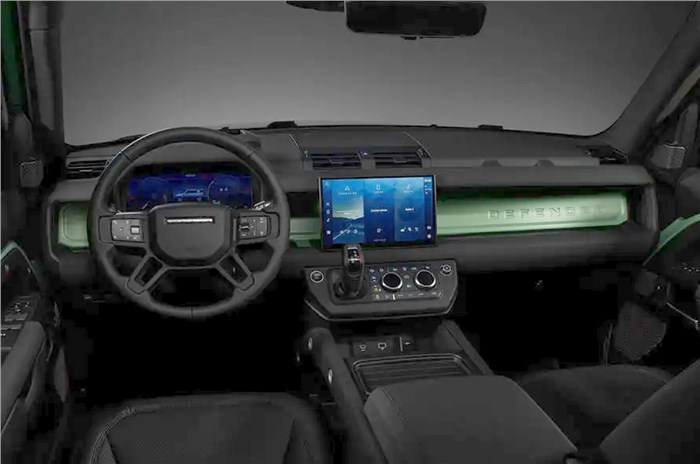 Land Rover Defender 75th Limited Edition interior 